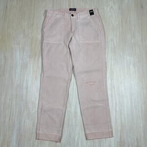 NWT Abercrombie & Fitch Ames Low Rise Slim Boyfriend Y2K Distressed Jeans 26